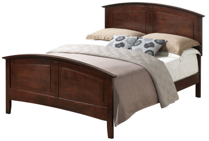 Queen Bed For Cozy Spaces Elegant - Cappuccino