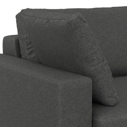Charlie - Deep Seater Right Sectional Sofa - Gray