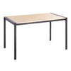 Fuji - Contemporary Dining Table - Black / Natural