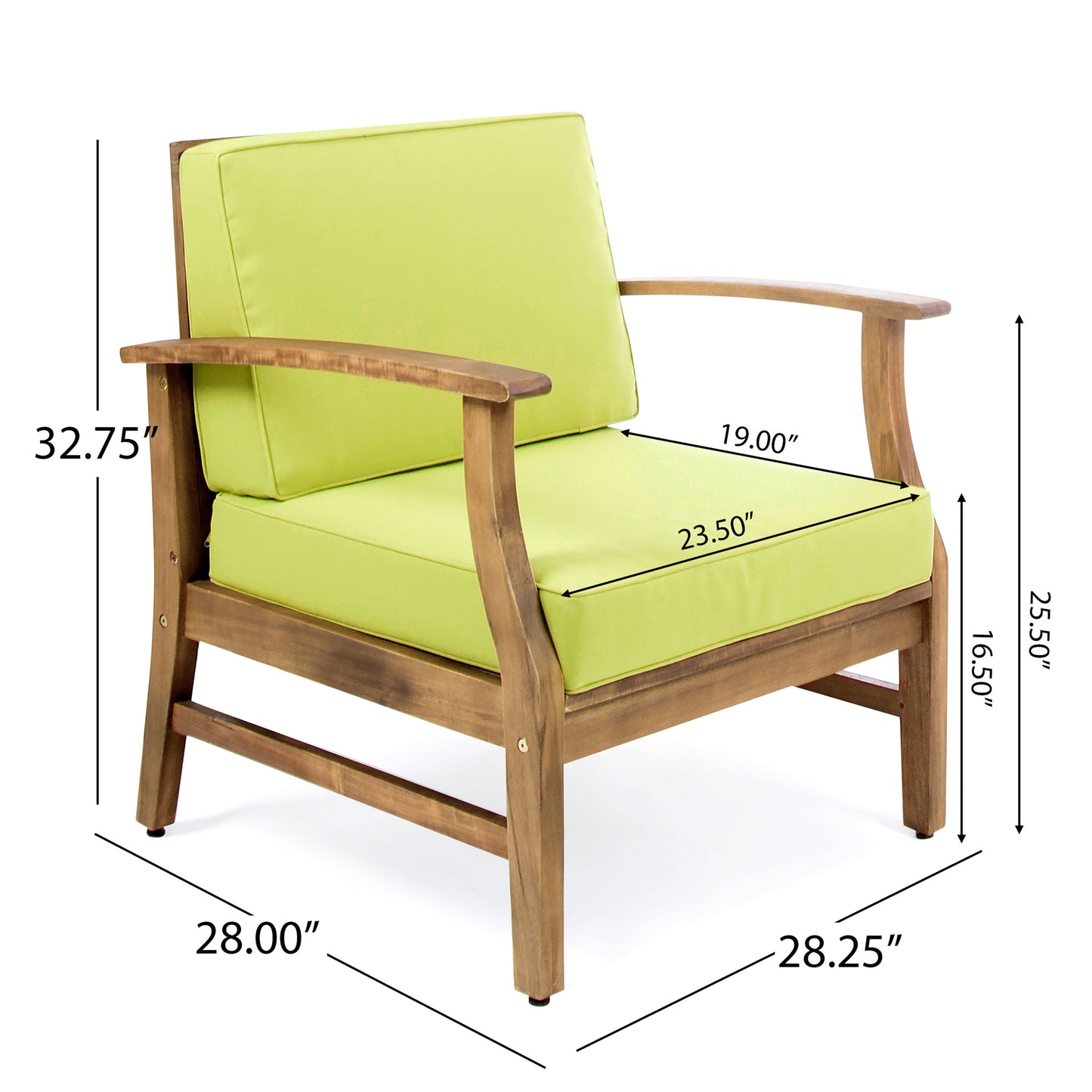 Perla - Club Chair - Green