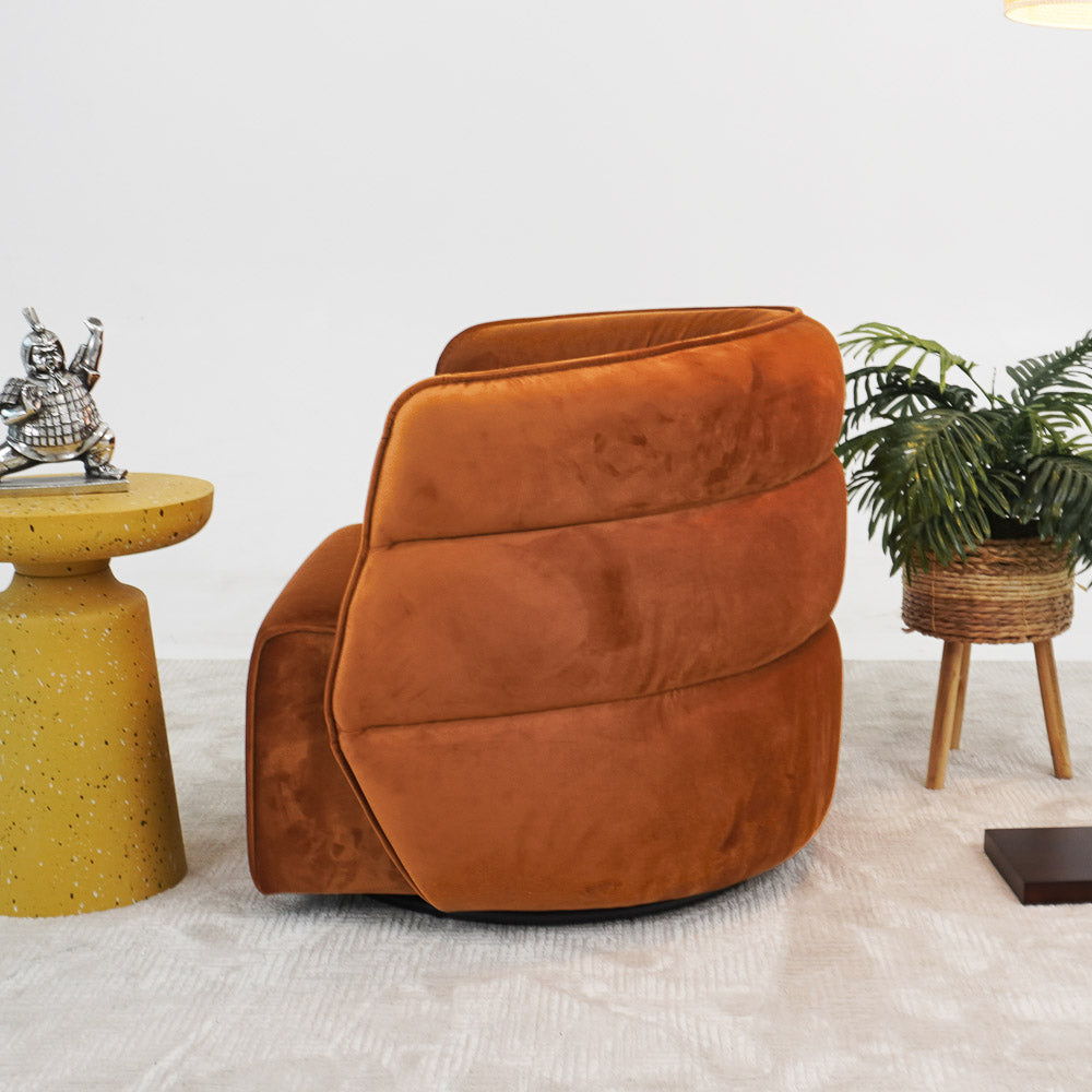 Walden - Swivel Chair - Burnt Orange