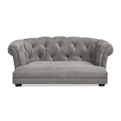 Kiki - Chesterfield Dog Sofa Bed Medium - Uptown Gray