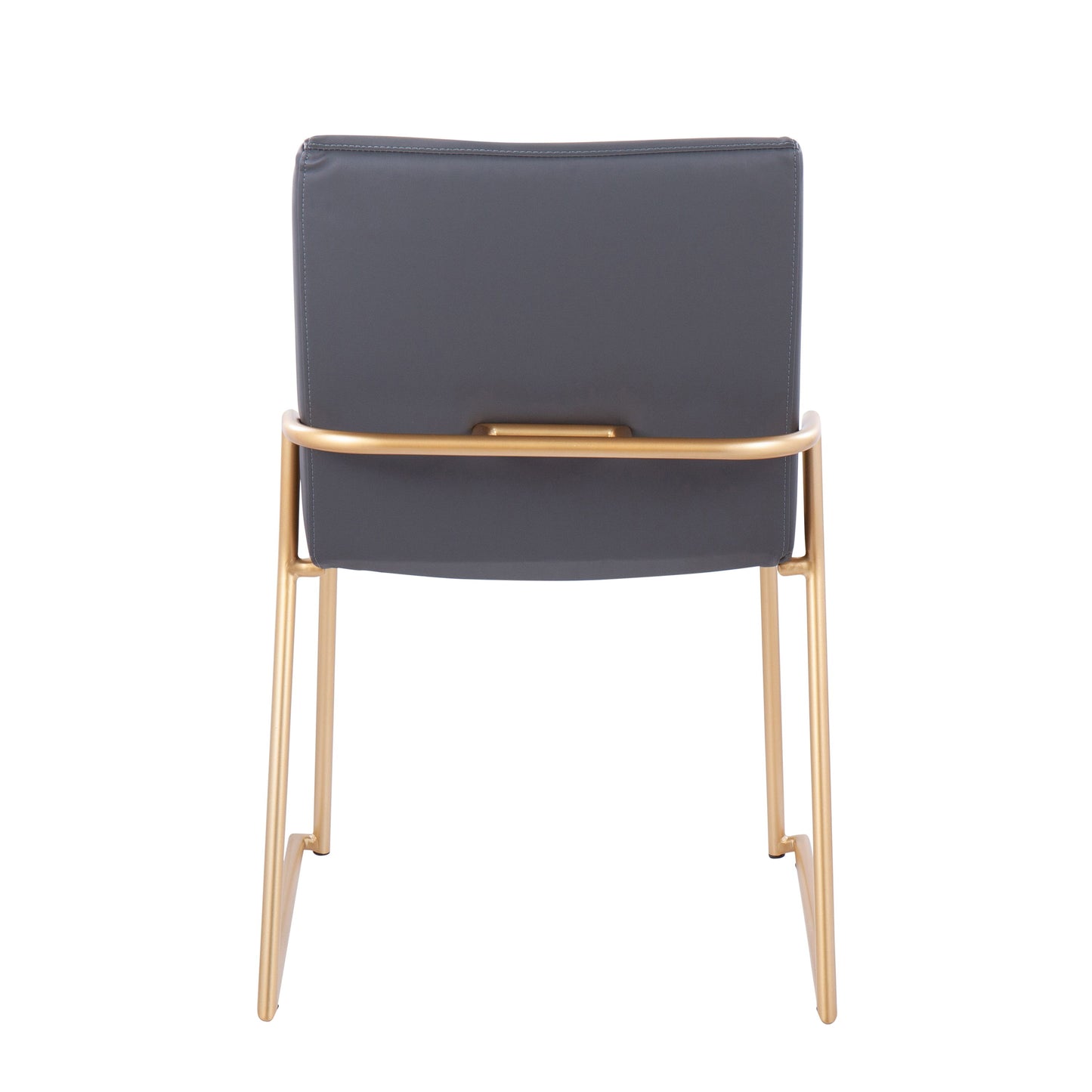 Dutchess - Contemporary Dining Chair (Set of 2) - Gold / Gray