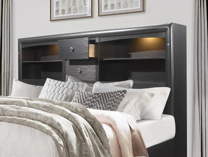 Civic - Queen Bed - Gray