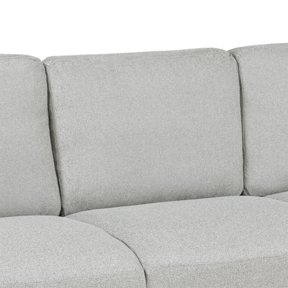 3 Seat Sofa Living Room Sofa - Light Gray