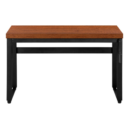 Computer Desk, Home Office, Standing, Adjustable, Laptop, Contemporary & Modern - Cherry