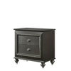 Kaitlyn - Nightstand - Metallic Gray