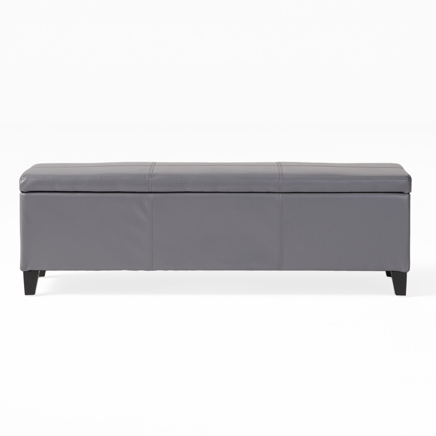 Glouster - Contemporary Storage Ottoman With Versatile Functionality - Gray