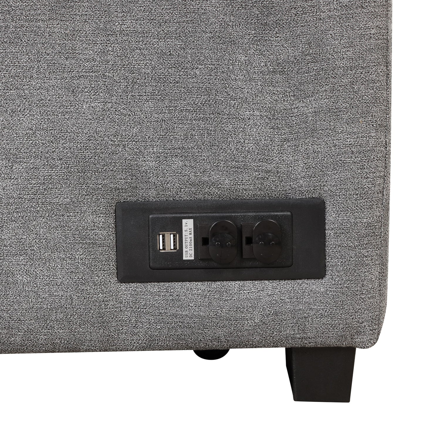 Sleeper Sofa Bed, 2 In 1 Pull Out Sofa Bed L Shape Couch With Storage Ottoman For Living Room, Bedroom Couch And Small Apartment - Gray