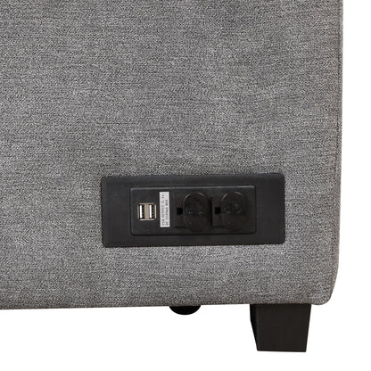 Sleeper Sofa Bed, 2 In 1 Pull Out Sofa Bed L Shape Couch With Storage Ottoman For Living Room, Bedroom Couch And Small Apartment - Gray
