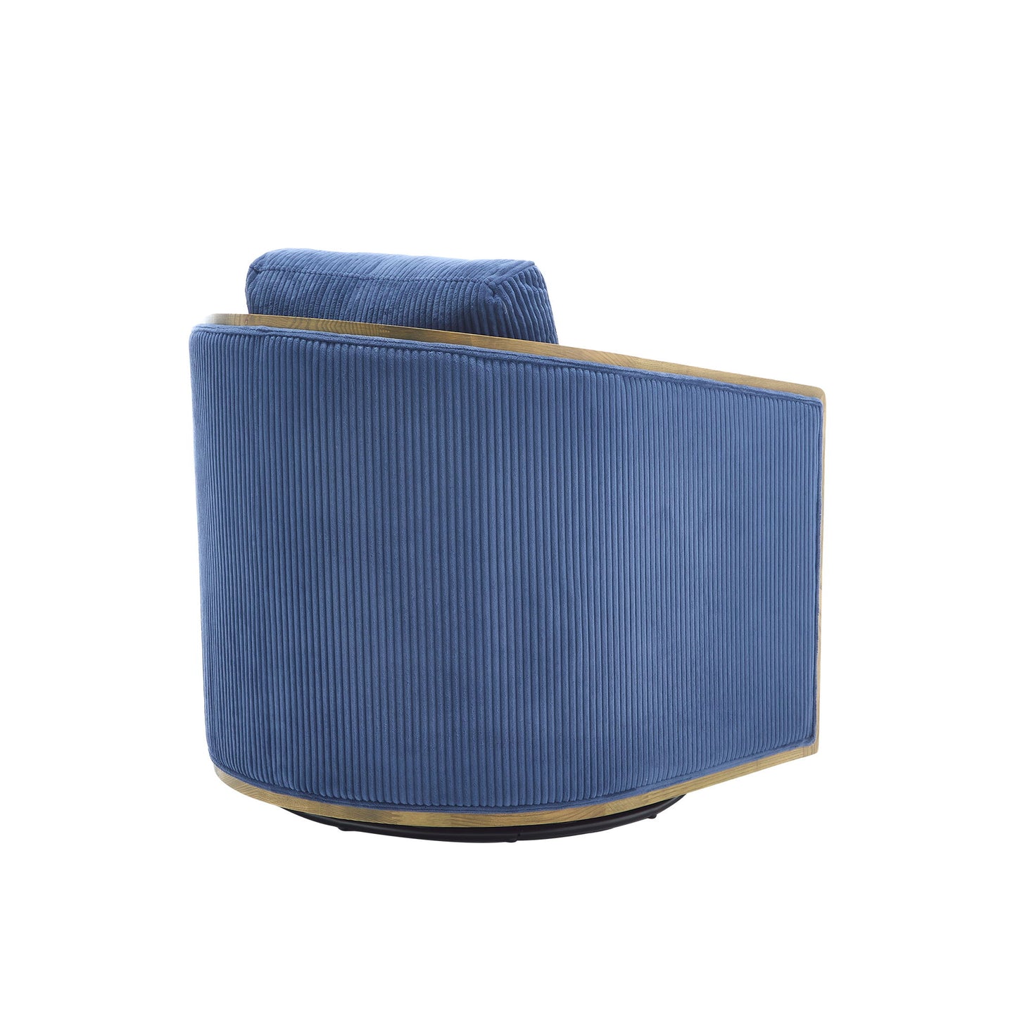 Swivel Barrel Chair, Comfortable Accent Sofa With 360 Degree Swivel For Living Room, Nursery, Office - Navy