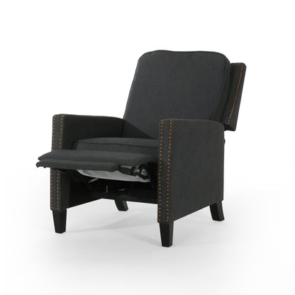 Wide Manual Standard Recliner - Dark Gray