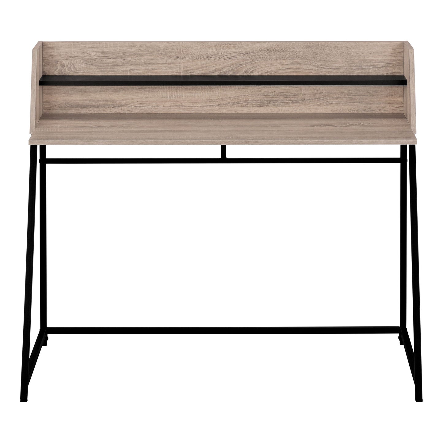 Computer Desk For Home Office, Laptop, Storage Shelves, Contemporary & Modern - Taupe