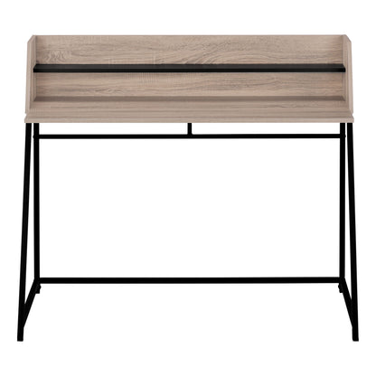 Computer Desk For Home Office, Laptop, Storage Shelves, Contemporary & Modern - Taupe