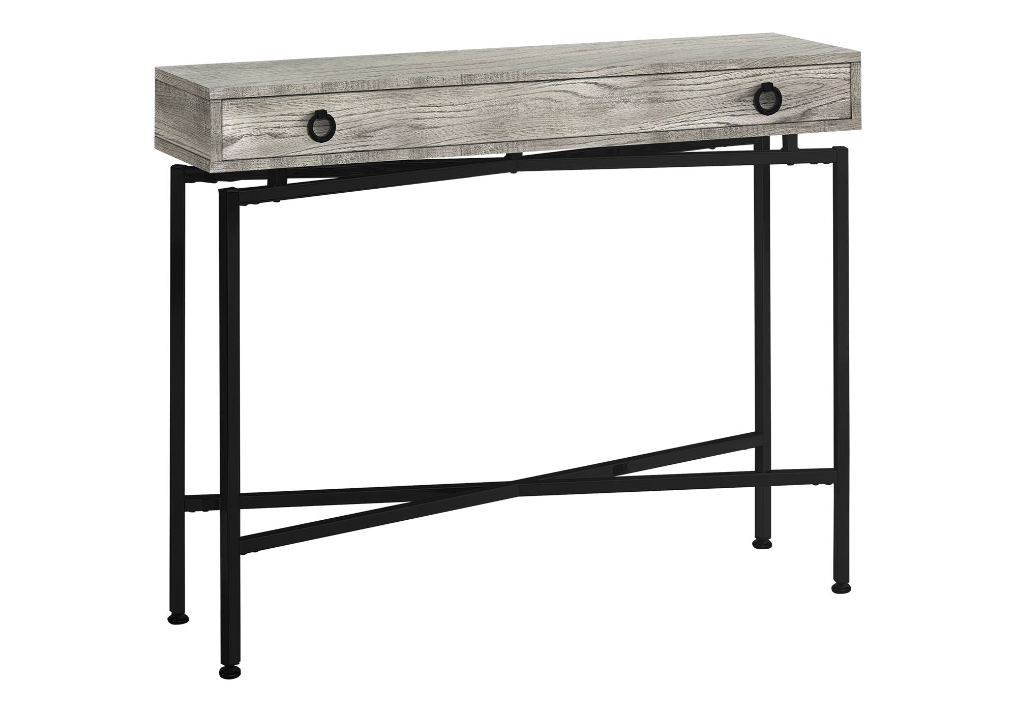 Accent Console Table For Entryway, Storage Drawer, Contemporary & Modern - Gray