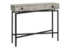 Accent Console Table For Entryway, Storage Drawer, Contemporary & Modern - Gray