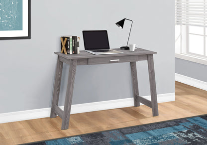 Computer Desk For Home Office, Laptop, Storage Drawers, Modern - Gray