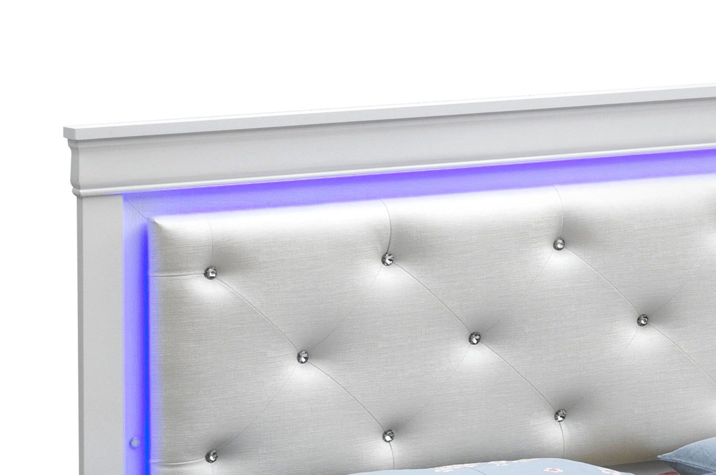 Queen Bed Elegant - Silver Champagne