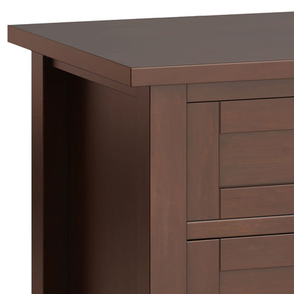 Warm Shaker - Bedside Table - Russet Brown
