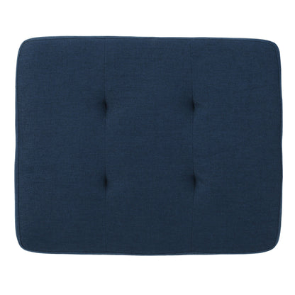 Foot Rest Under Desk Ottoman, Rectangle Foot Stool, Footrest Leg Rest For Sofa, Ottoman Rest Stools For Living Room Entryway - Navy Blue