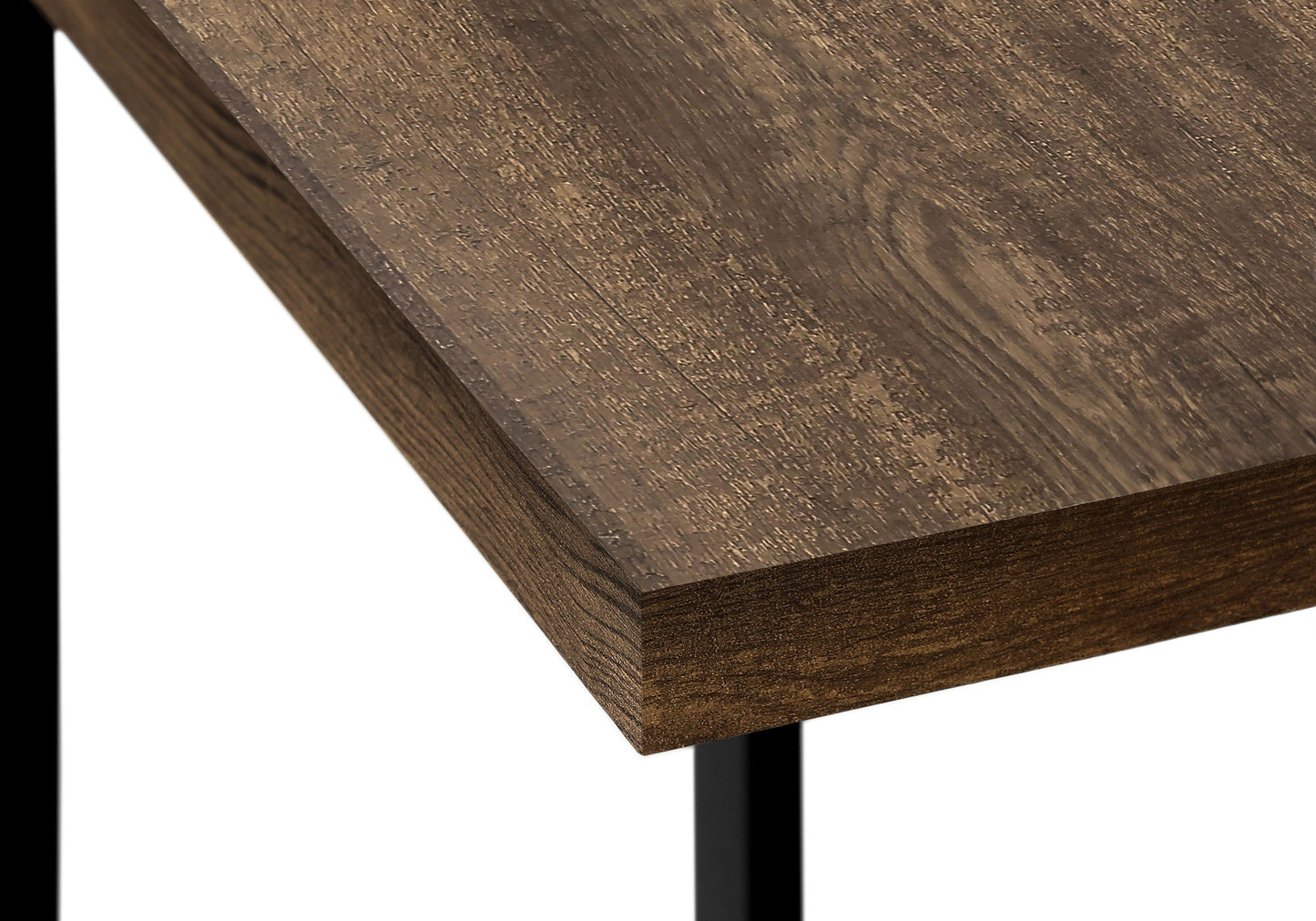 Accent Table, C - Shaped, Stylish Modern - Brown