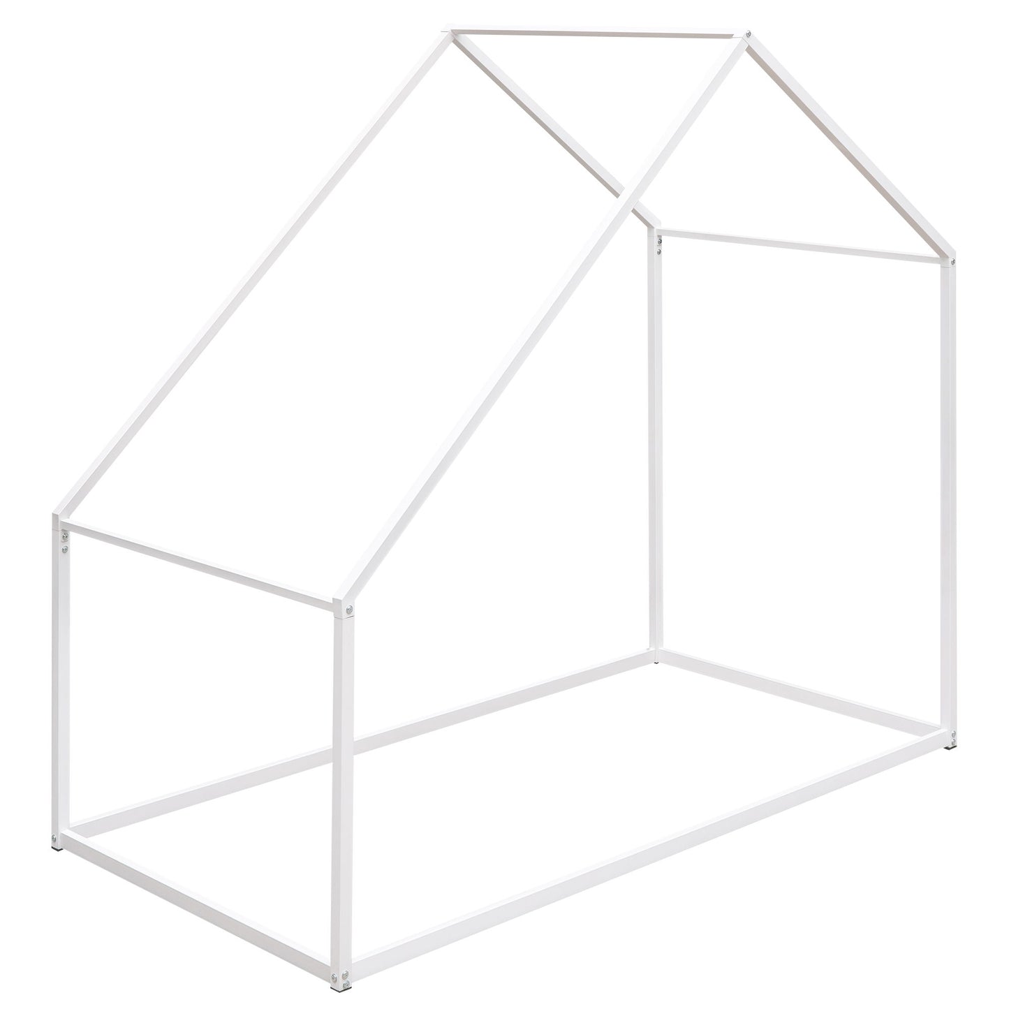 Twin Size Playhouse Design Bed - White