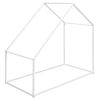 Twin Size Playhouse Design Bed - White