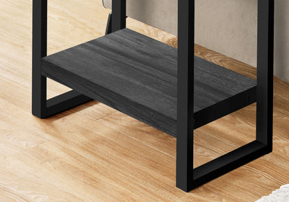 Accent Table, Side Industrial - Black