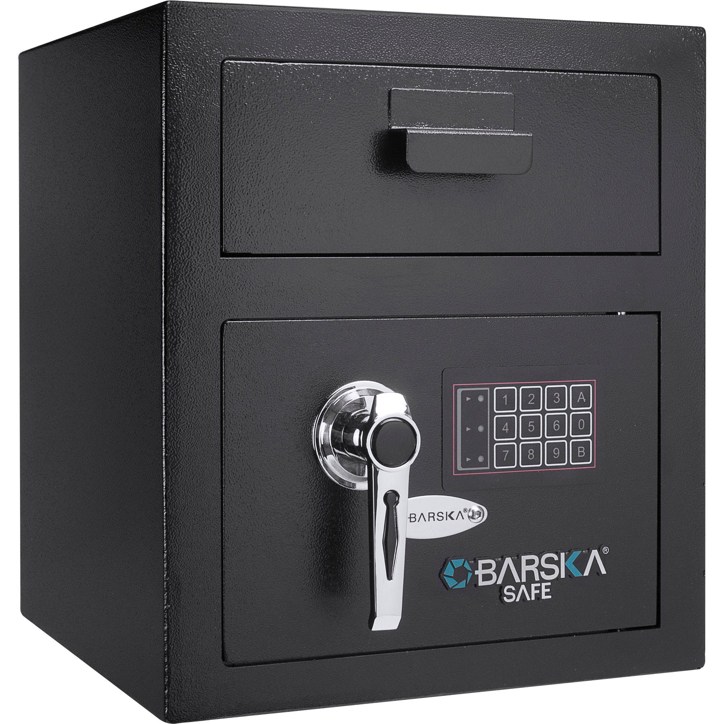 0 72 Cu Ft Keypad Depository Safe - Black