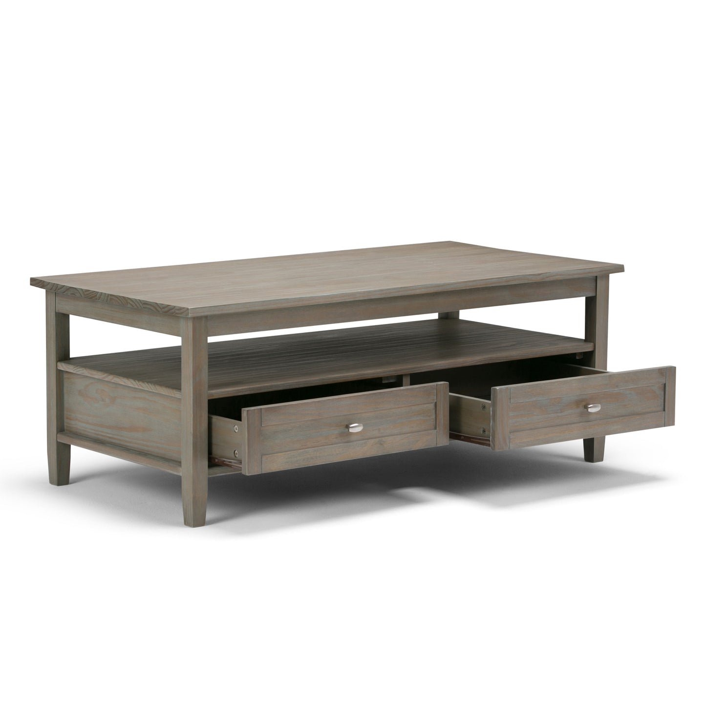 Warm Shaker - Coffee Table - Distressed Gray