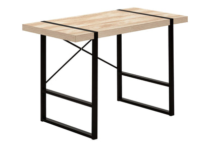 Computer Desk For Home Office, Laptop, Contemporary And Modern - Natural / Black