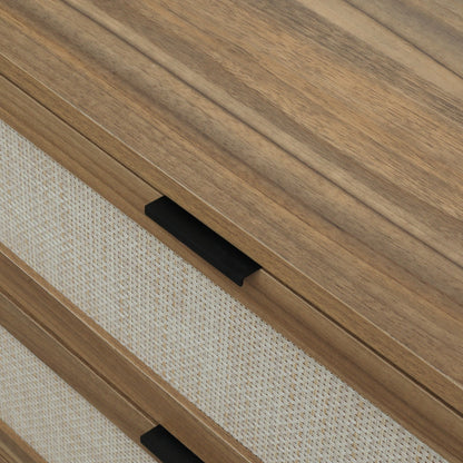 3 Drawer Cabinet, Suitable For Bedroom, Living Room, Study - Walnut