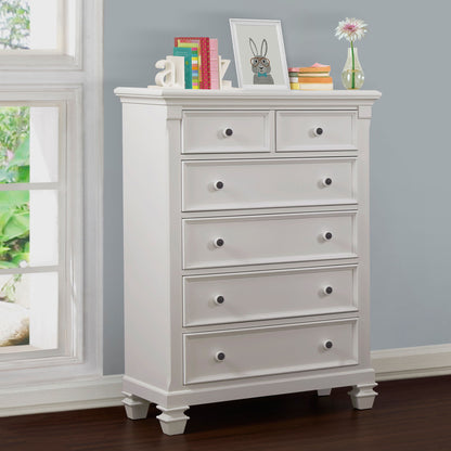 Glendale - 6 Drawer Chest - Pure White