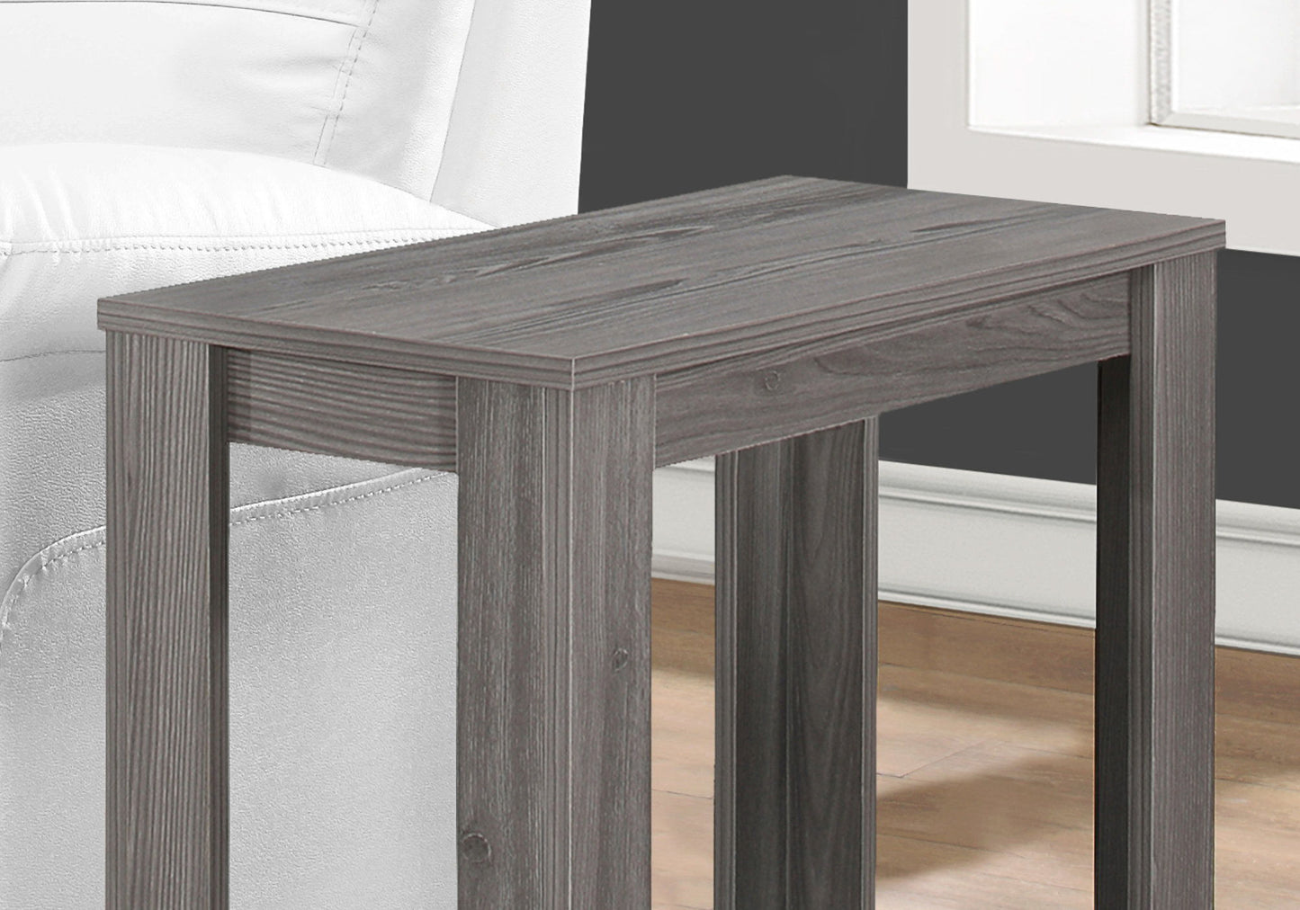 Accent Table, Side Transitional - Gray