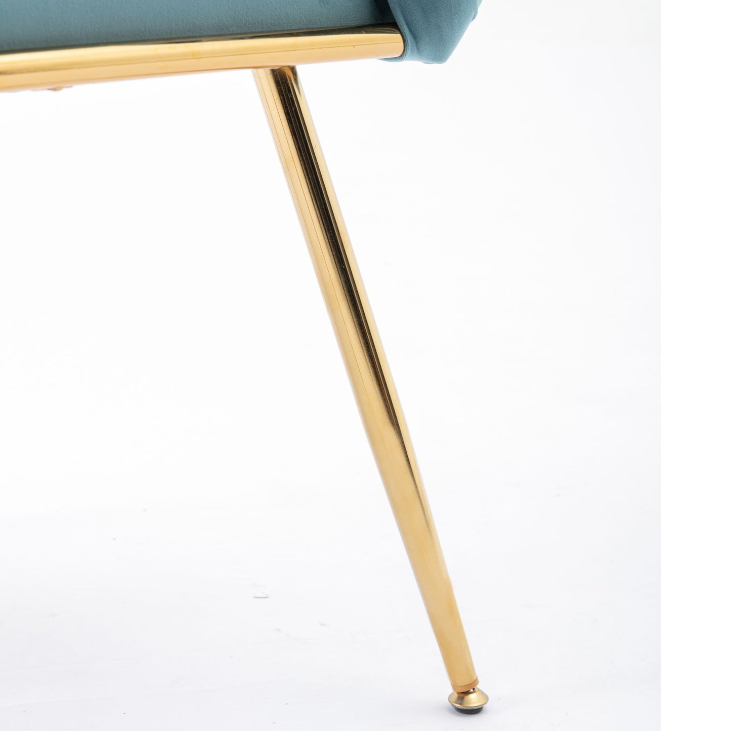 Luxury Modern Simple Leisure Velvet Single Sofa Chair Bedroom Lazy Person Household Dresser Stool Manicure Table Back Chair - Blue