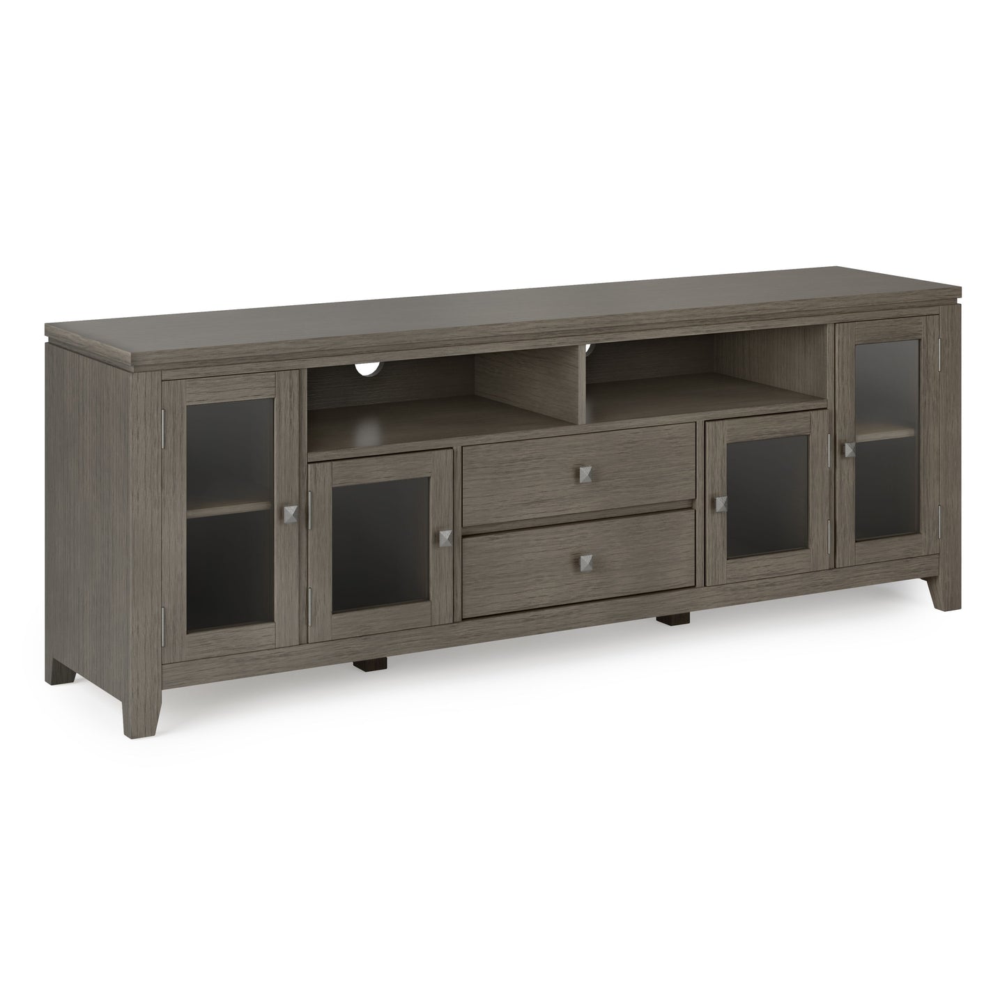 Cosmopolitan - Wide TV Media Stand - Farmhouse Gray
