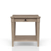 End Table With Storage Drawer - Sand