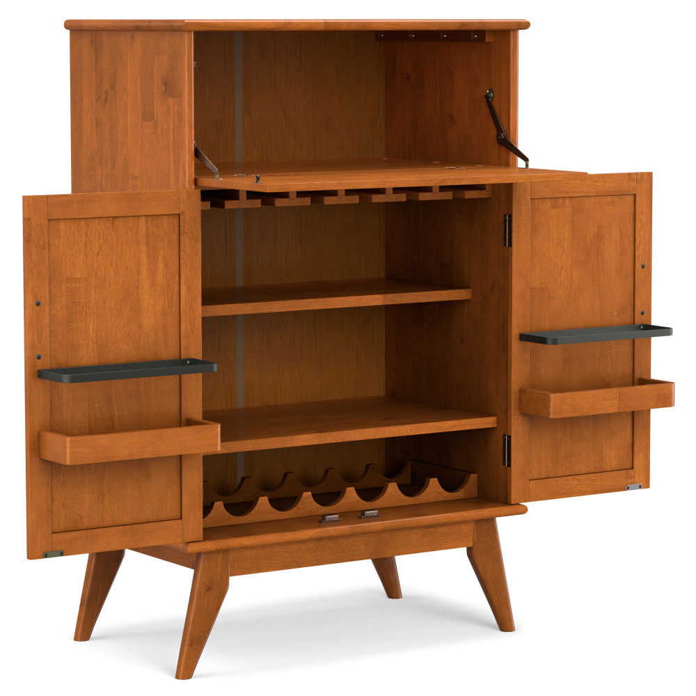 Draper - Mid Century Bar Cabinet - Teak