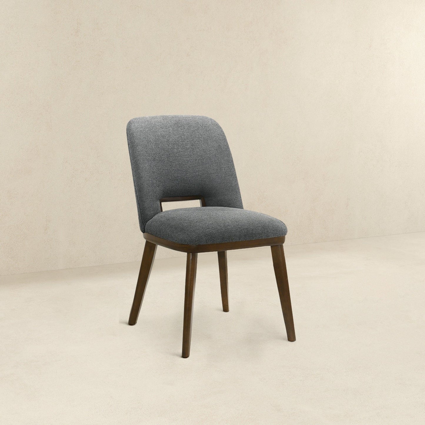 Blake - Dining Chair (Set of 2) - Brown / Dark Gray