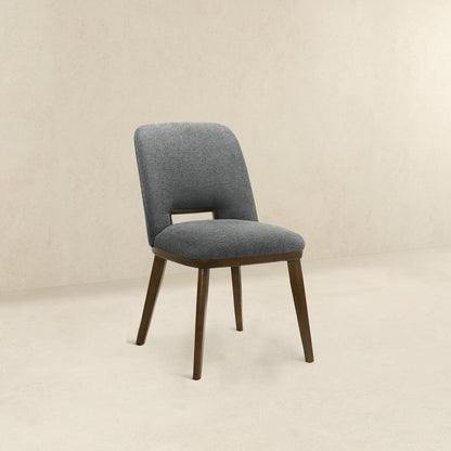 Blake - Dining Chair (Set of 2) - Brown / Dark Gray