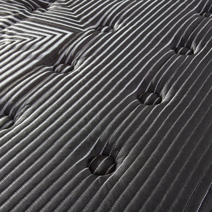 Pure Ice - 14" Full Plush Quilted Mattress - Black