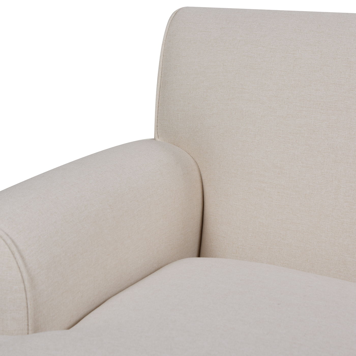 Alana Lawson - Accent Arm Chair Metal Casters - Sky Neutral Beige
