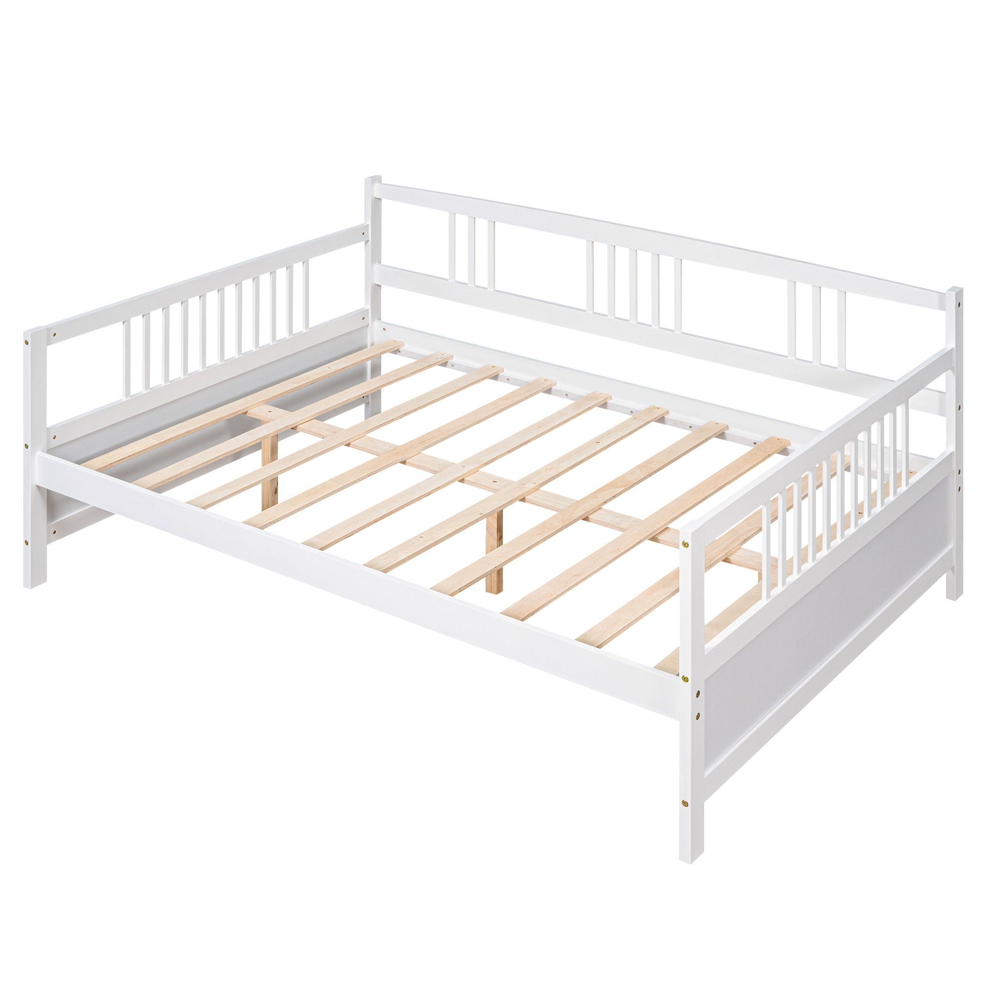 Full Size Daybed With Support Legs - White