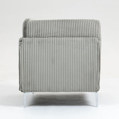Modular Sectional Sofa Corner Seat, Middle Seat Module Couch - Gray