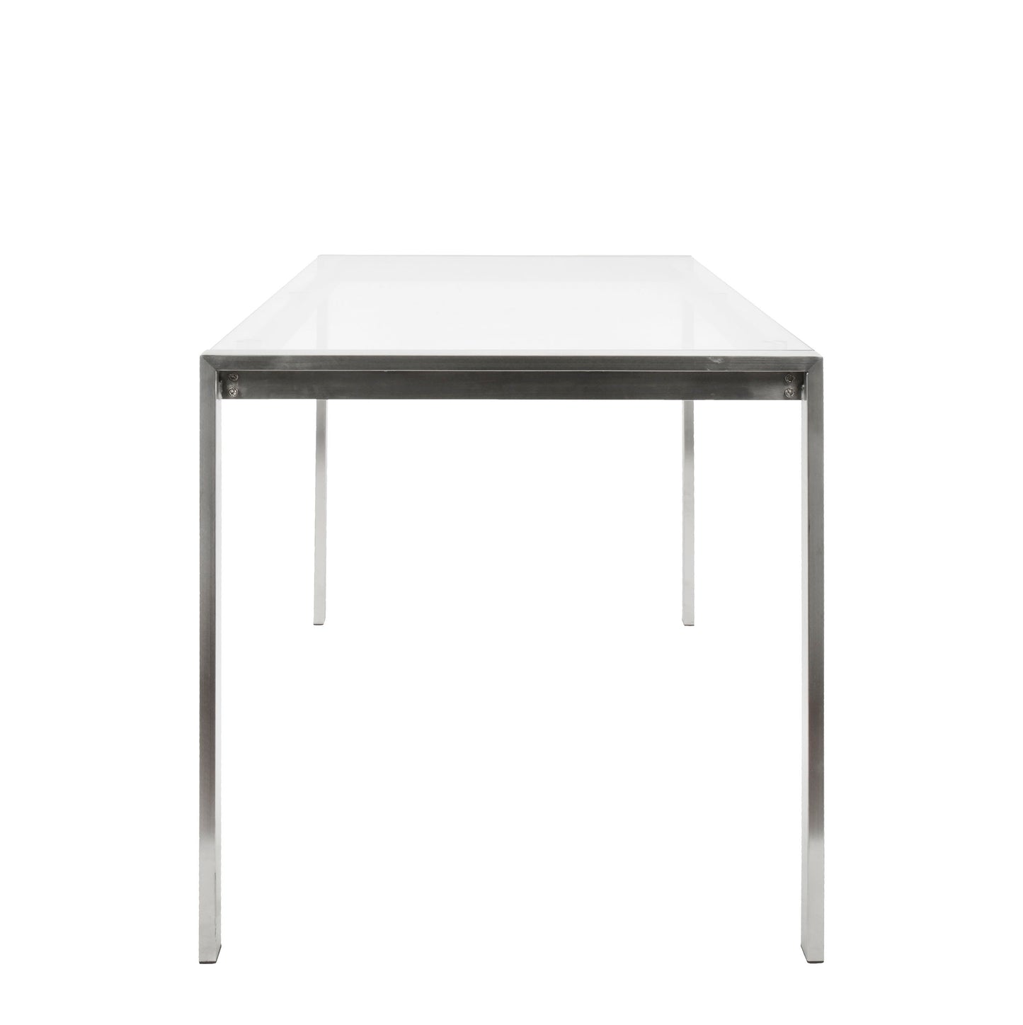 Fuji - Contemporary Dining Table I Glass Top - Clear