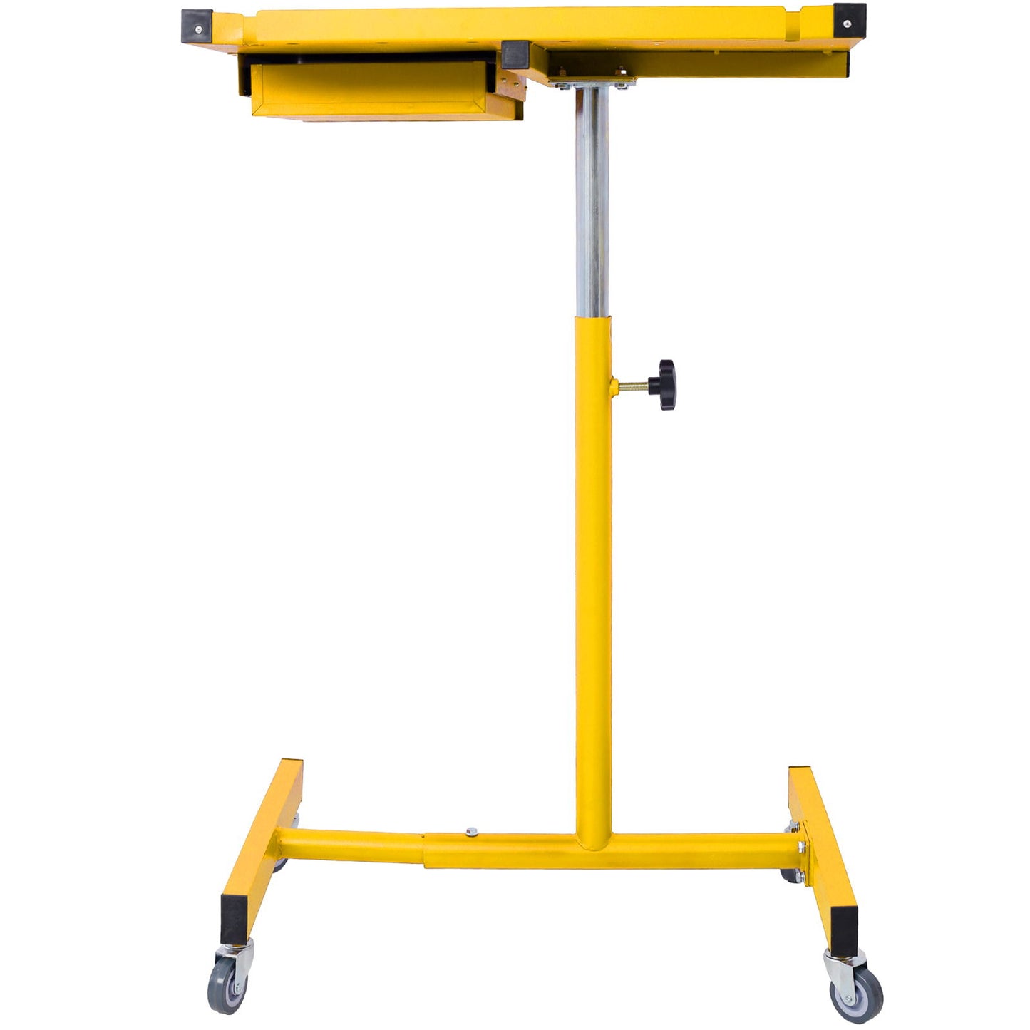 Adjustable Work Table With Drawer - Yellow / Black