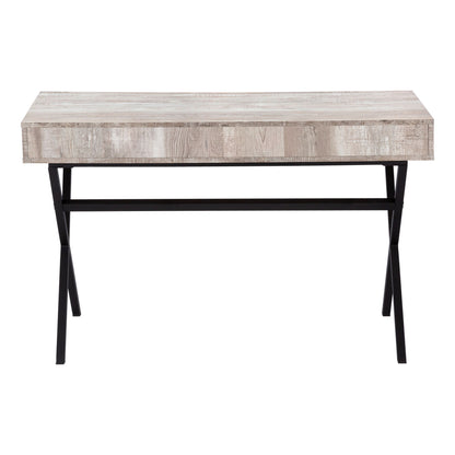 Computer Desk For Home Office, Laptop, Storage Drawers, Modern - Taupe