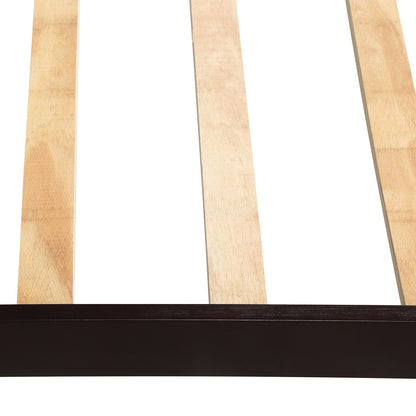 Twin Platform Bed With Headboard And Footboard - Espresso