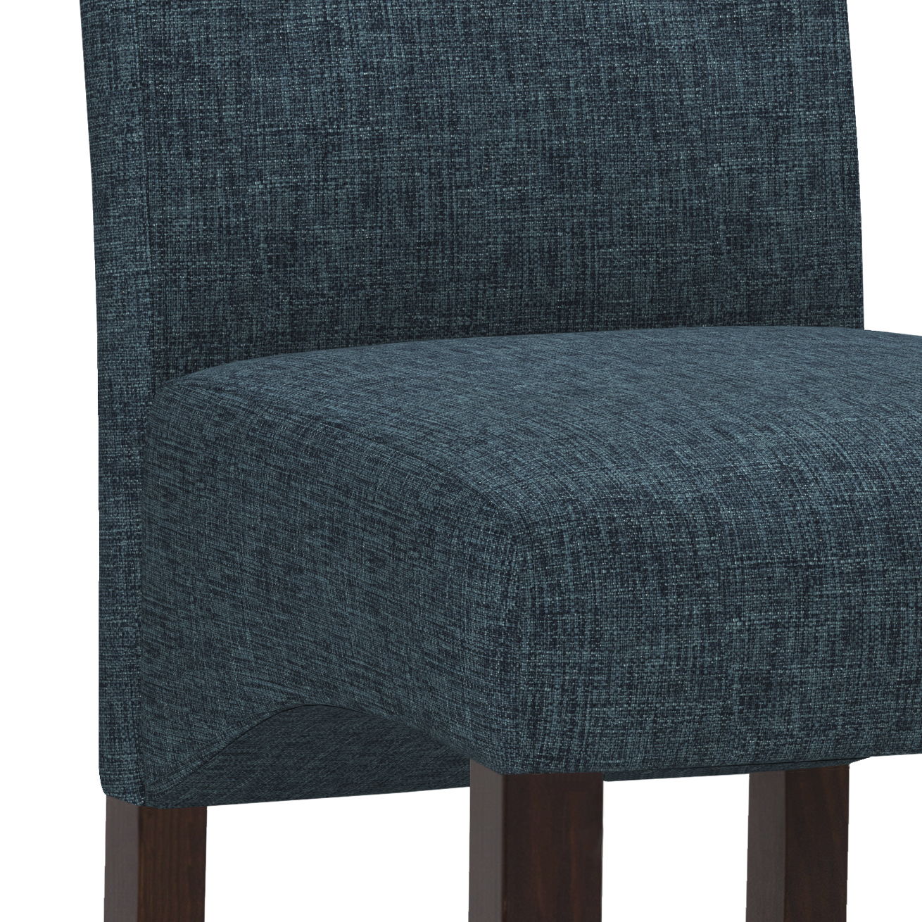 Cosmopolitan - Deluxe Tufted Parson Chair (Set of 2) - Denim Blue
