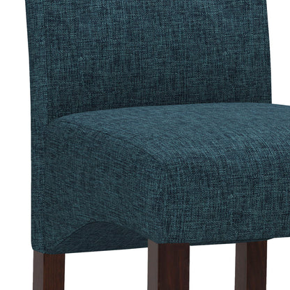Cosmopolitan - Deluxe Tufted Parson Chair (Set of 2) - Denim Blue